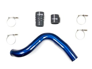 Ford F-350 Intercooler Pipe - Hot Side - Sinister Diesel - Sinister Blue High Gloss - Sinister Blue - `99-`03